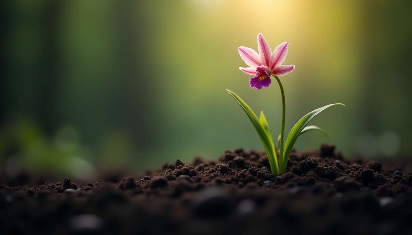 Cette fleur spectaculaire ressemble à une orchidée, but elle pousse en pleine terre et résiste au gel