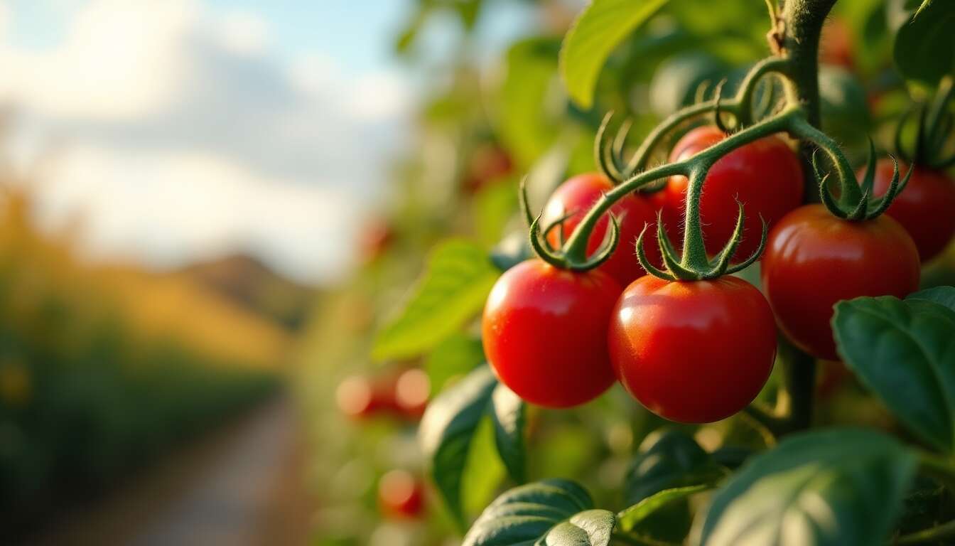 Inutile de les arracher : cette technique simple fait produire vos plants de tomates cerises jusqu&rsquo;en novembre